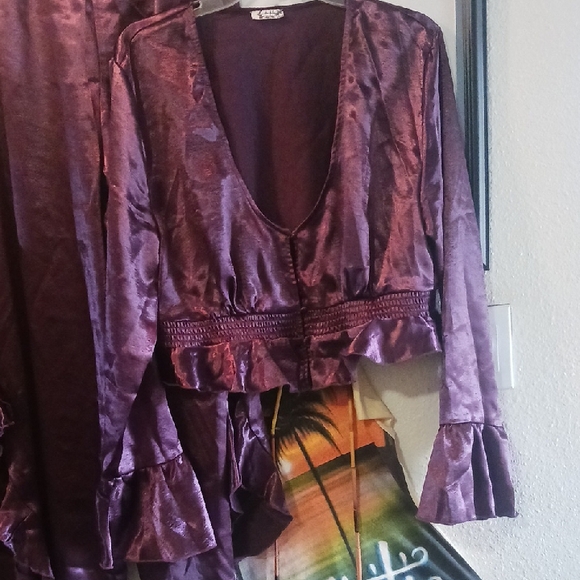 NWOT INTIMATELY FREE PEOPLE PAJAMA SET - Picture 2 of 9